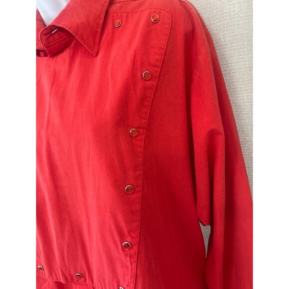 Vtg Panhandle Slim Red Rodeo  Western Shirt, Cowboy Dress Button Up Mens L USA - Picture 4 of 8